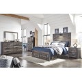 Drystan Full Panel Bed with 2 Storage Drawers