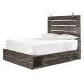 Drystan 4pc Queen Panel Bed Set with 2 Storage