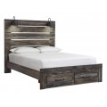 Drystan 4pc Queen Panel Bed Set with 2 Storage