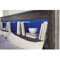 Drystan King Panel Bookcase Bed