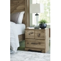 Shurlee Two Drawer Nightstand CLEARANCE ITEM