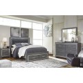 Lodanna 4pc Queen Panel Bed Set has with 2 Storage