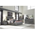 Baystorm 4pc Queen Panel Bed Set w 6 Storage Drawers