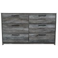 Baystorm King Panel Bed with 6 Storage Drawers