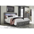 Baystorm 4pc King Panel Bed Set with Storage