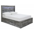 Baystorm 4pc Full Panel Bed Set with Storage Drawers