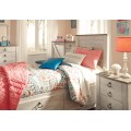 Willowton 4pc Twin Panel Bed Set with Storage Drawers