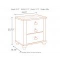 Willowton Two Drawer Nightstand