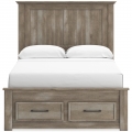 Yarbeck 4pc Queen Panel Bed with Storage Set