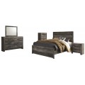Wynnlow 4pc Queen Panel Bed Set