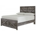 Wynnlow 4pc Full Crossbuck Panel Bed Set