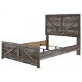 Wynnlow 4pc Full Crossbuck Panel Bed Set
