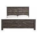 Wynnlow 4pc King Crossbuck Panel Bed Set