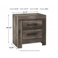 Wynnlow Two Drawer Nightstand