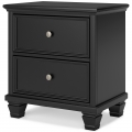 Lanolee Two Drawer Nightstand