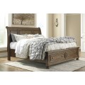 Flynnter 4pc California King Sleigh Storage Bed Set