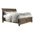 Flynnter 4pc Queen Sleigh Storage Bed Set