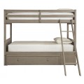 Lettner Twin/Twin Bunk Bed With Ladder & Large Drawer