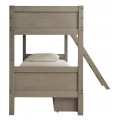 Lettner Twin/Twin Bunk Bed With Ladder & Large Drawer