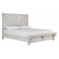 Brashland 4pc Queen Panel Bench Bed Set