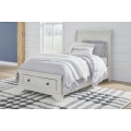Robbinsdale Twin Size Sleigh Bed with Storage