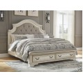 Realyn California King Upholstered Storage Bed