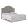 Brollyn 4pc Queen Upholstered Panel Bed Set