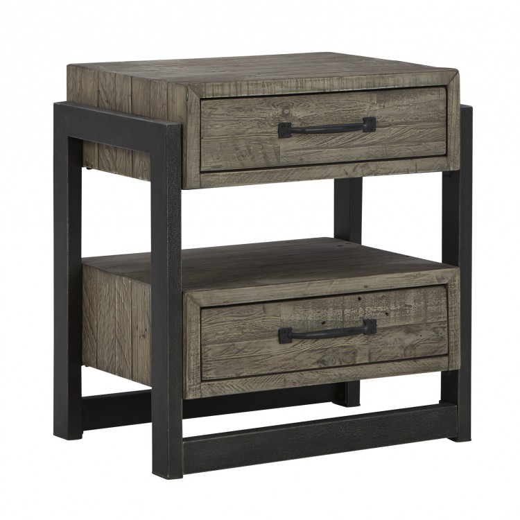 Brennagan Two Drawer Night Stand CLEARANCE ITEM