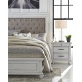 Kanwyn 4pc Queen Upholstered Panel Bed Set