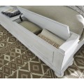 Kanwyn 4pc King Upholstered Panel Storage Bed Set