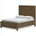 Cabalynn 4pc Queen Panel Bed with Storage Bedroom Set