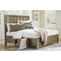 Cabalynn 4pc King Panel Bed with Storage Bedroom Set
