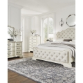Arlendyne 4pc King Upholstered Bedroom Set
