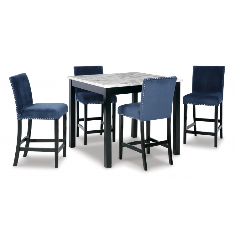 Cranderlyn 5pc Square Counter Height Dining Table Set