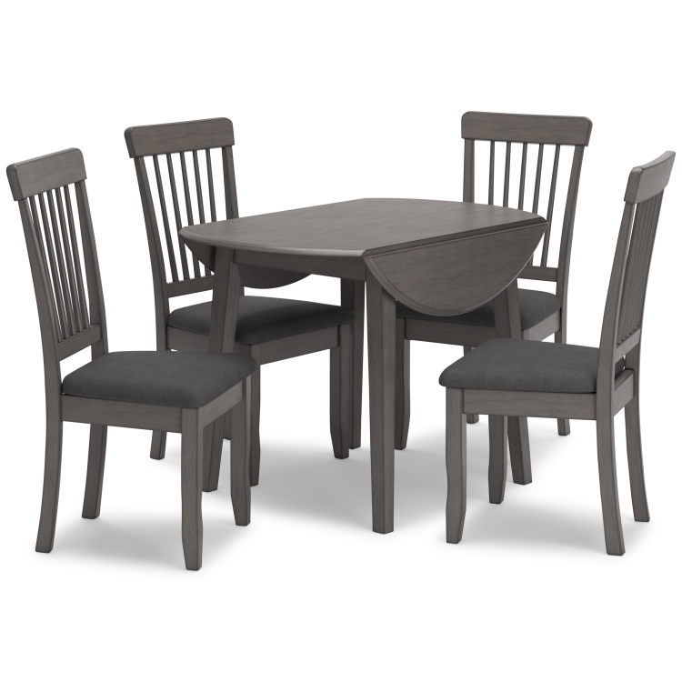 Shullden 5pc Round Dining Room Table Set