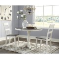 Nelling 3pc Round Dining Room Table Set