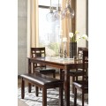 Bennox 6pc Rectangular Dining Room Table Set