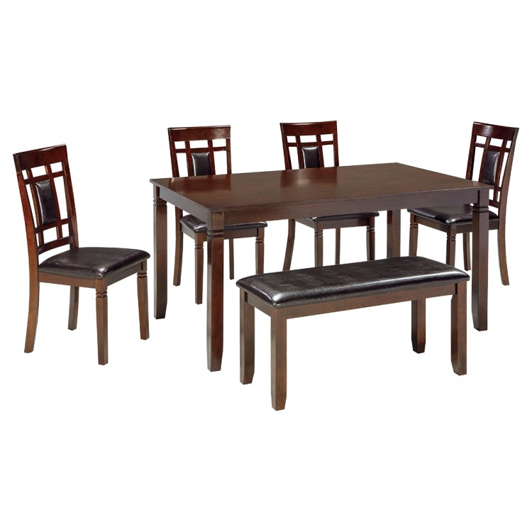 Bennox 6pc Rectangular Dining Room Table Set
