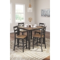 Gesthaven 5pc Counter Height Dining Table Set