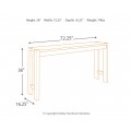 Torjin 3pc Long Counter Height Dining Table Set