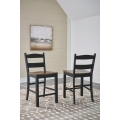 Valebeck 5pc Round Counter Table Set