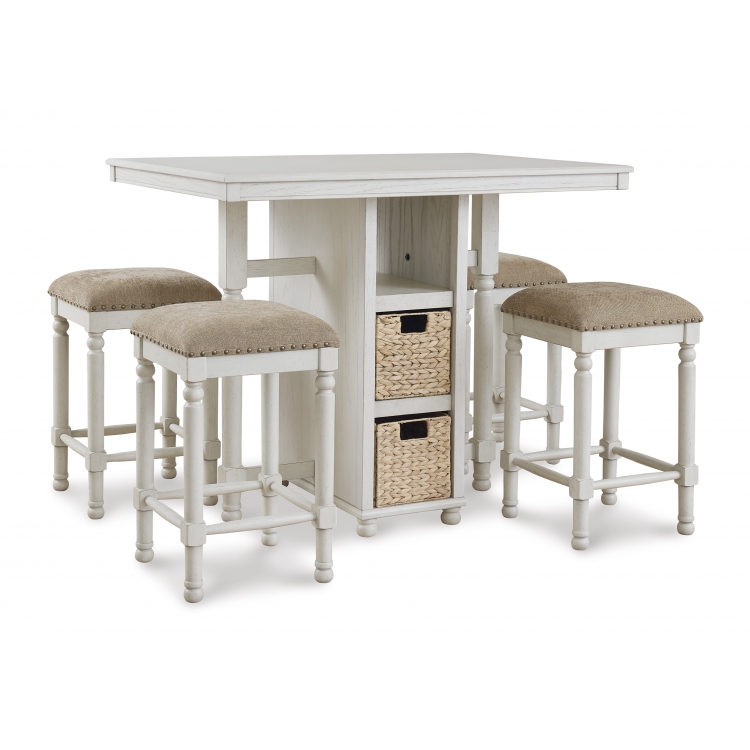 Robbinsdale 5pc Counter Height Dining Table Set