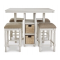 Robbinsdale 5pc Counter Height Dining Table Set