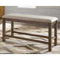 Moriville Double Counter Height Bench