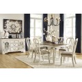 Realyn 7pc Oval Dining Room Set