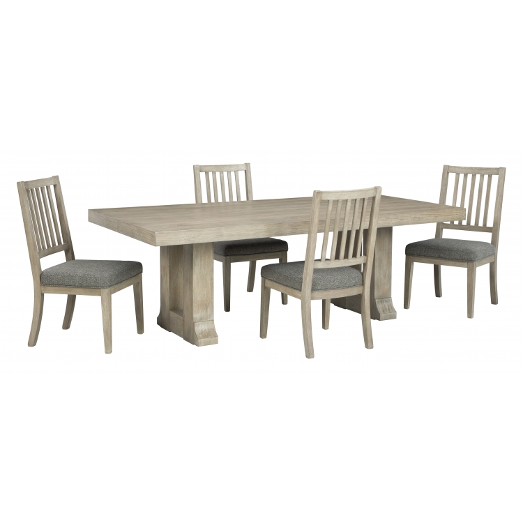 Hennington - 5pc Rectangular Dining Room Set
