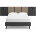 Calverson - Full Panel Platform Bed with 2 Extensions