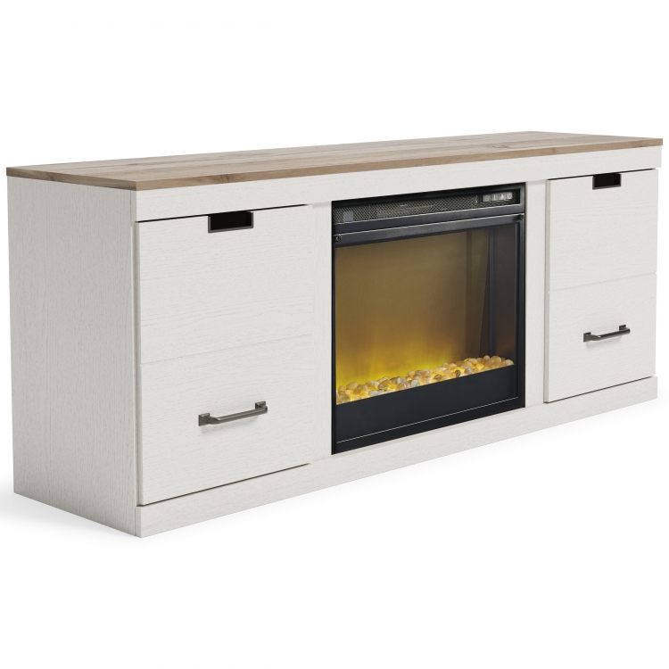Vaibryn - 60" TV Stand with Electric Fire Place