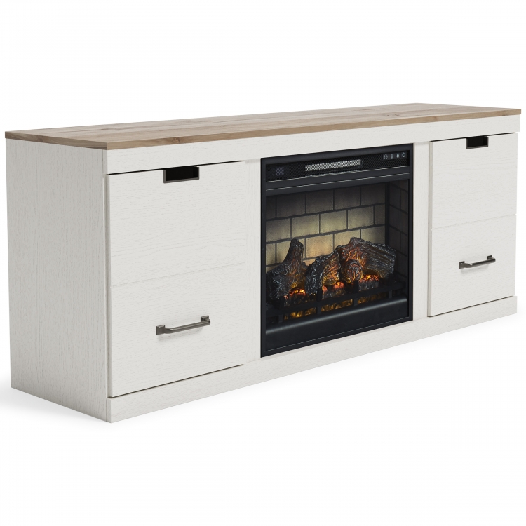 Vaibryn - 60" TV Stand with Electric Fire Place