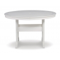 Crescent Luxe Round Outdoor Dining Table